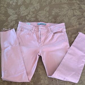 Joe's Jeans Light Pink Ankle & Cropped Women's Jeans